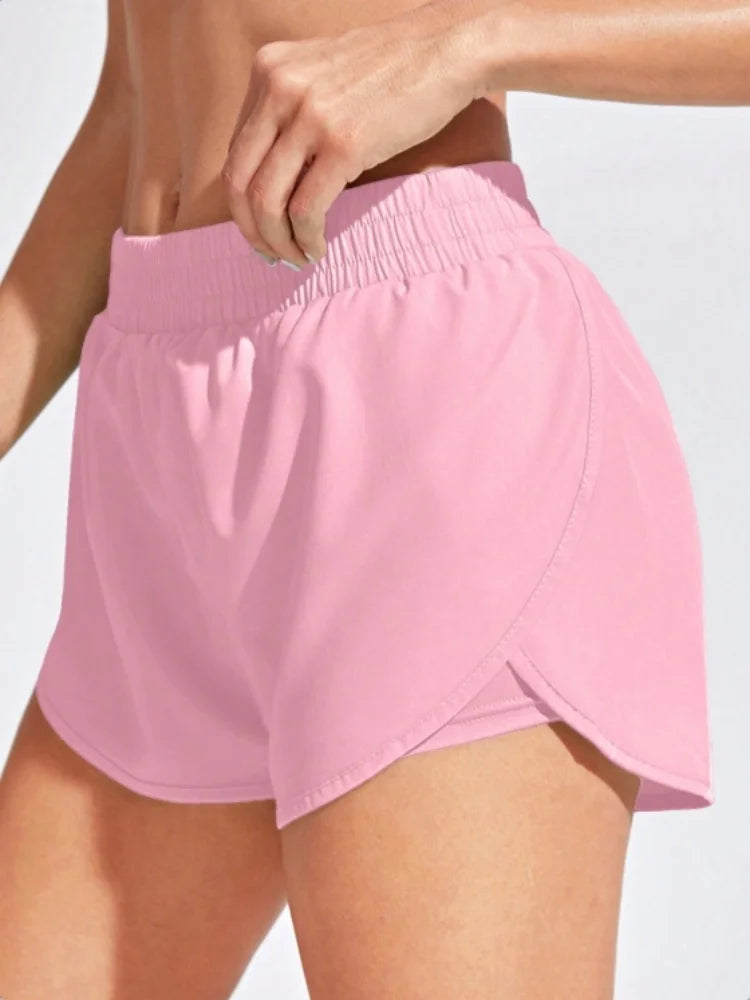 Short Fitness Feminino Elástico para Yoga e Corrida