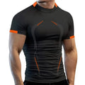 Camiseta de Compressão Masculina Manga Curta para Treino