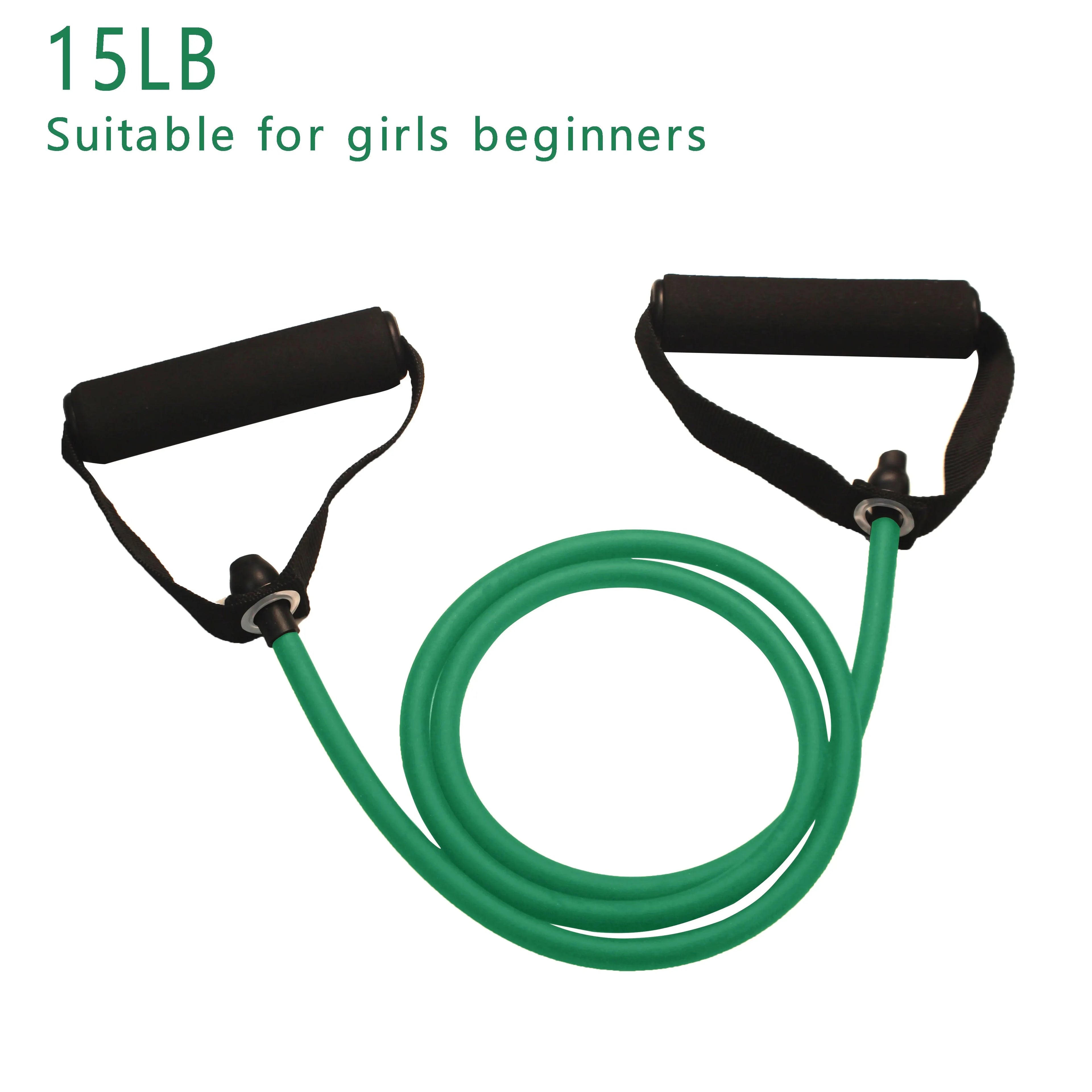 Kit Elásticos de Resistência com Alças para Treino