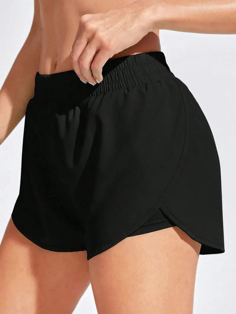 Short Fitness Feminino Elástico para Yoga e Corrida