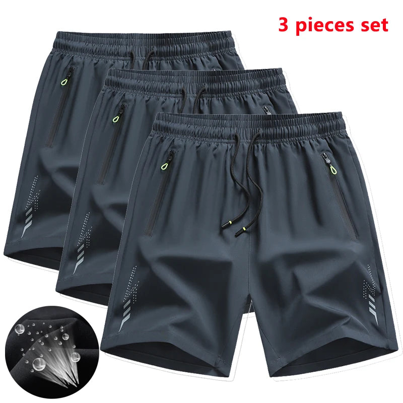 Kit 3 Shorts Masculinos para Corrida e Treino
