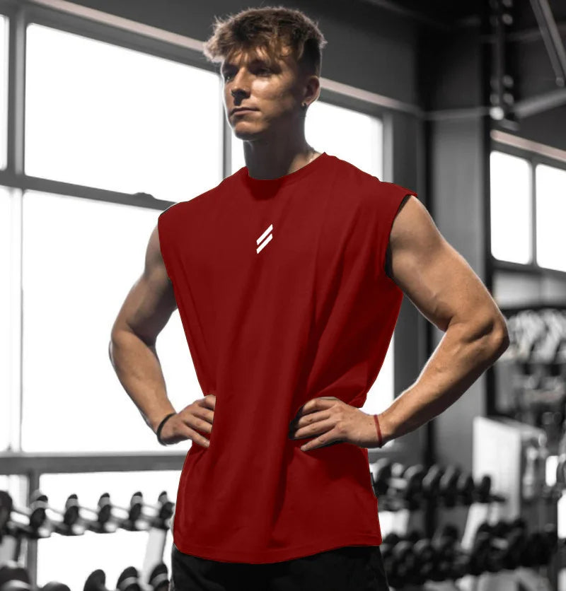 Regata Fitness Masculina Sem Manga para Academia