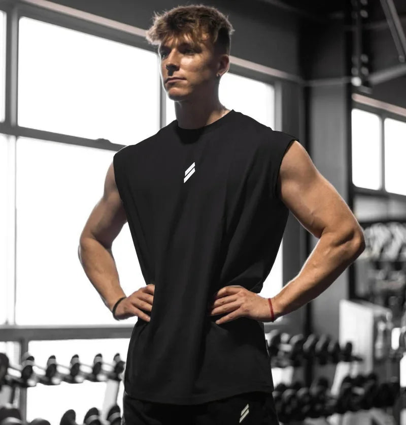 Regata Fitness Masculina Sem Manga para Academia