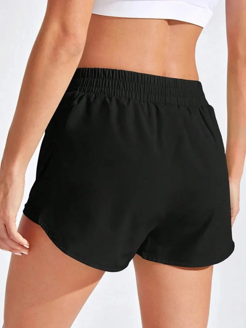 Short Fitness Feminino Elástico para Yoga e Corrida